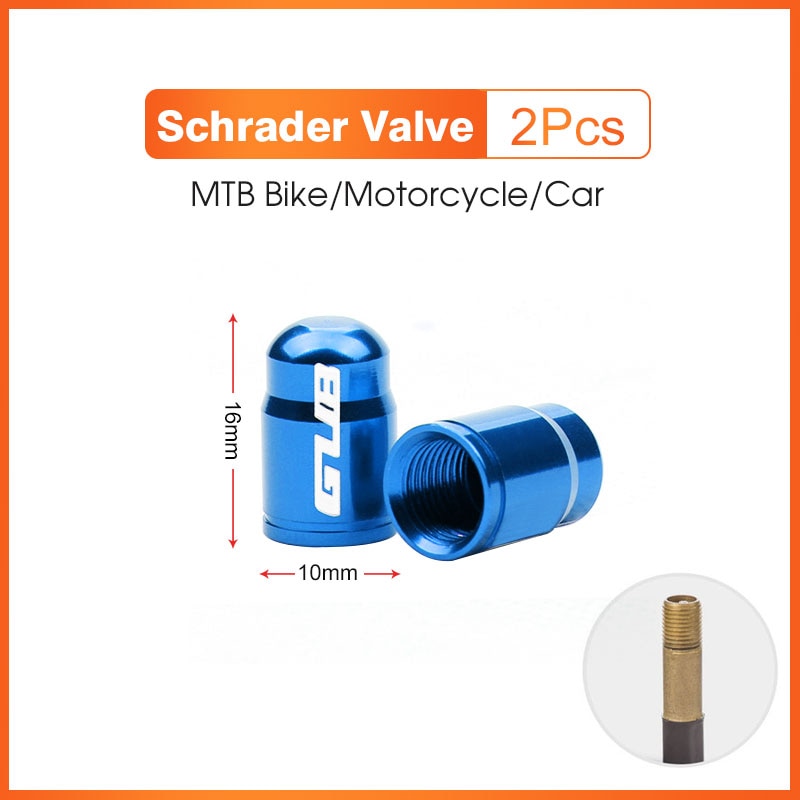 2pcs Aluminum Bicycle Tire Valve Cap Ultralight Mountain Road Bike Tyre Cap Schrader/Presta Tire