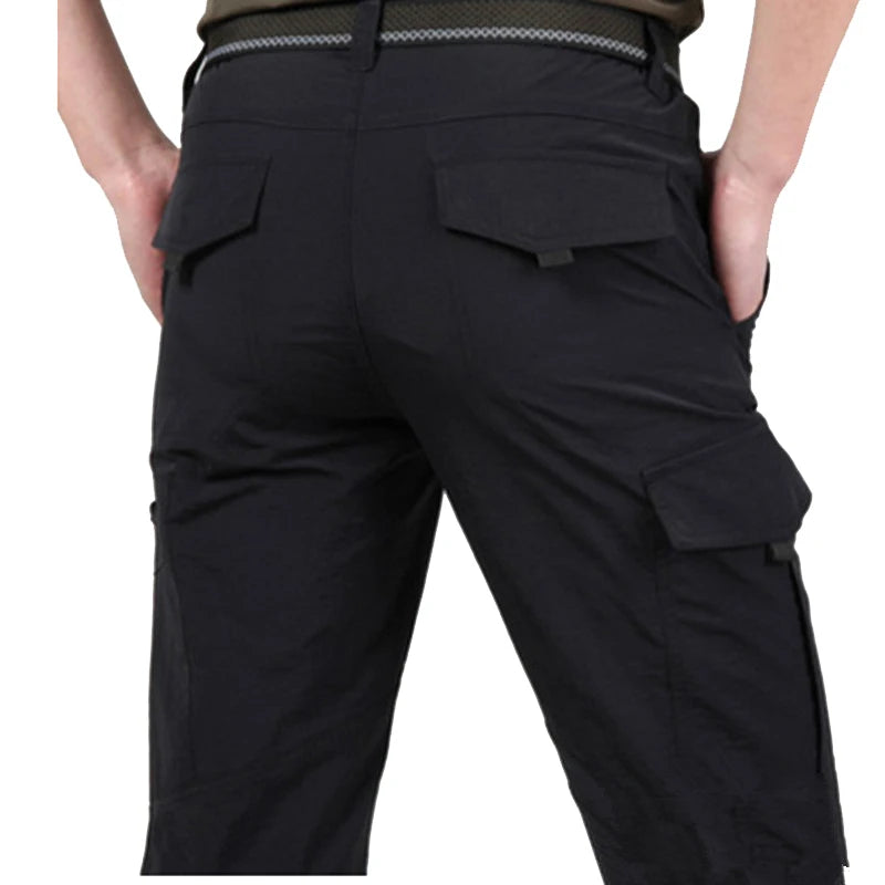 Mens Lightweight Breathable Quick Dry Pants Casual Army Military Style Trousers Tactical Cargo Pants