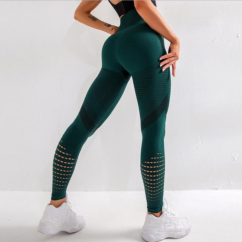 High Waist Fitness Gym Leggings Women Seamless Energy Tights Workout Running Activewear Yoga Pants