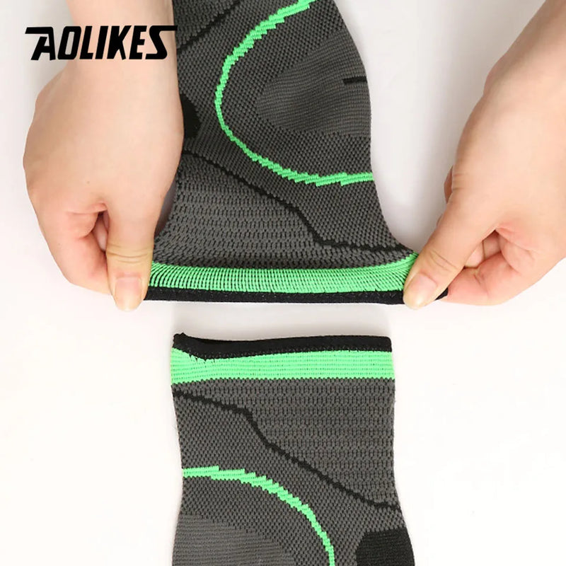 1 PC Sports Ankle Brace Compression Strap Sleeves Support 3D Weave Elastic Bandage Foot Protective