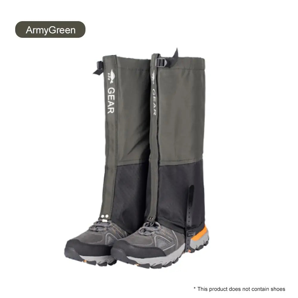 Waterproof Hiking Leg Gaiters – Durable Outdoor Leg Warmers for Winter Travel, Camping & Climbing