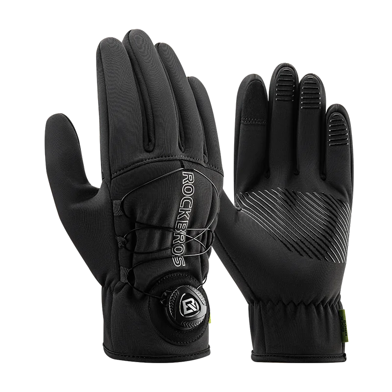 Winter Thermal Touchscreen Cycling Gloves Windproof Full Finger Outdoor Sports Gloves