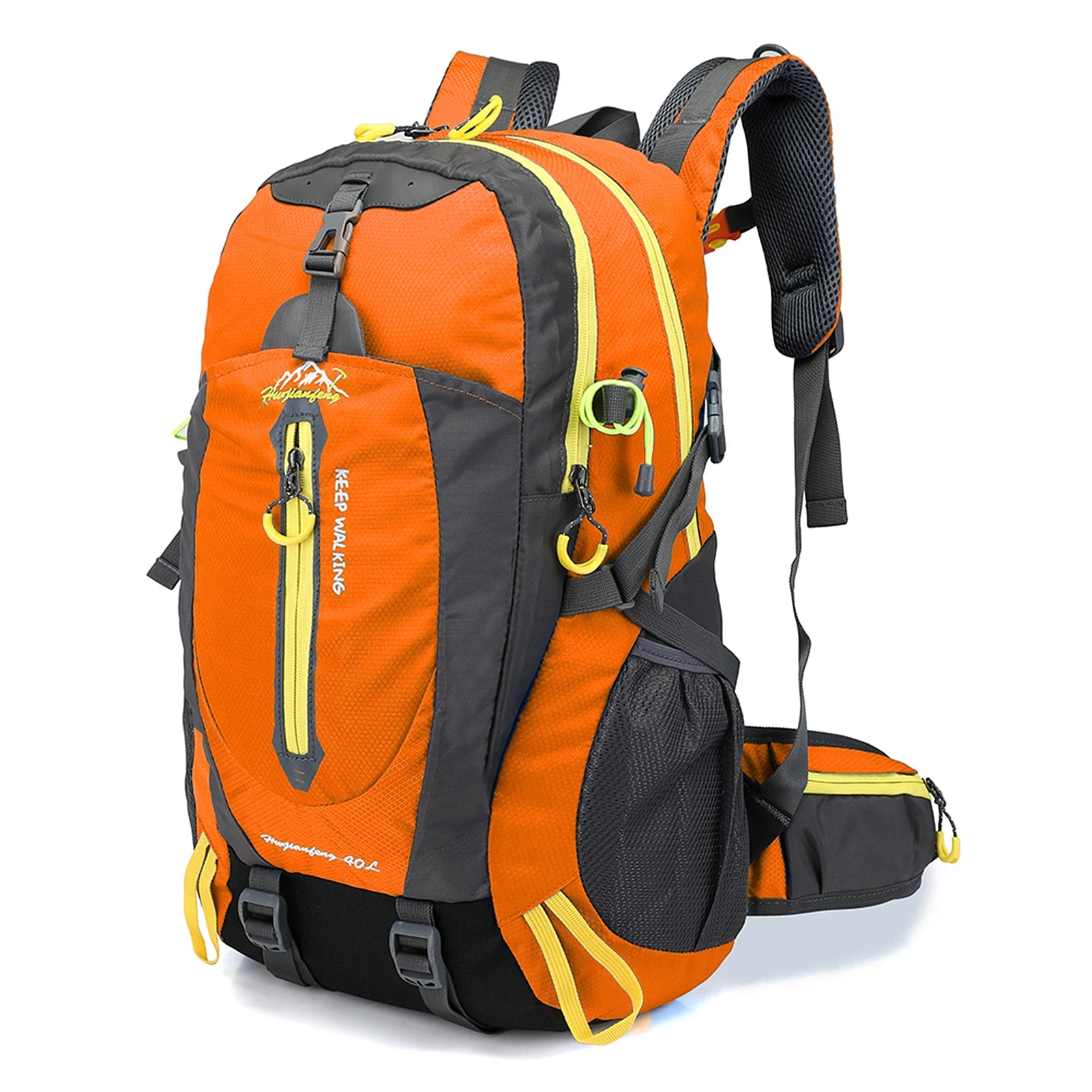 40L Nylon Water Resistant Backpack – Lightweight Outdoor Daypack for Hiking & Travel