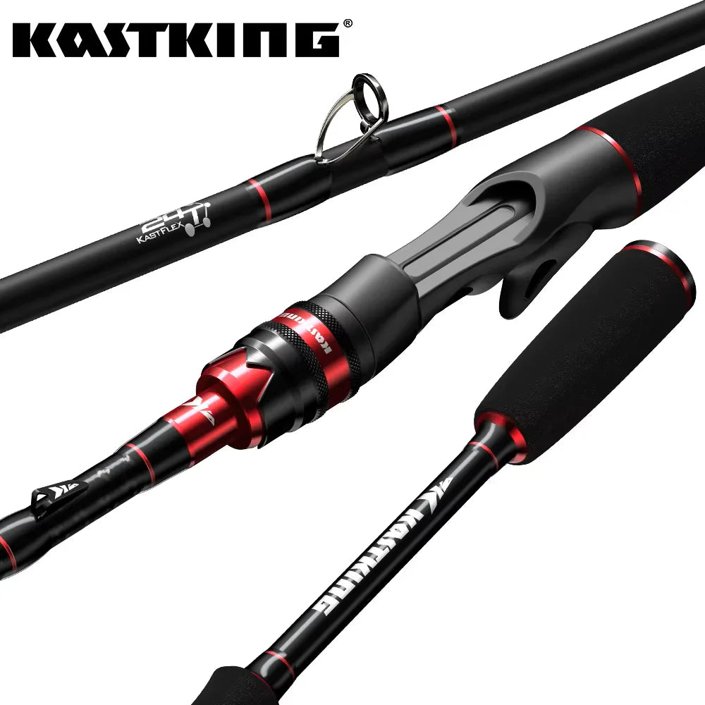 KastKing Max Steel Carbon Fishing Rod – Spinning & Casting Options for Bass, Pike & Inshore Fishing