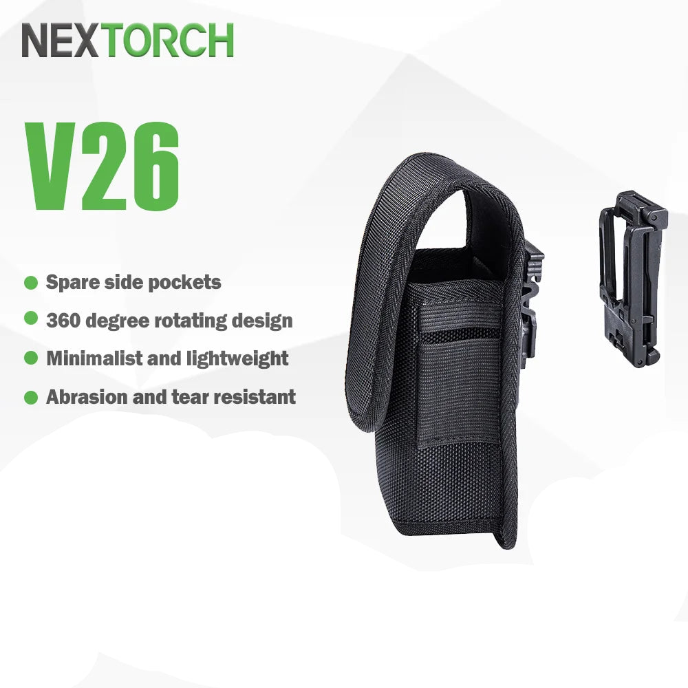 Nextorch V26 X-Carry Tactical Nylon Flashlight Holster for 30–50mm Belts