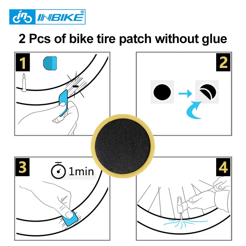 IQ310 Portable Bicycle Pump Mini Hand Pump Cycling Air Pump Tire Inflator Schrader Presta MTB