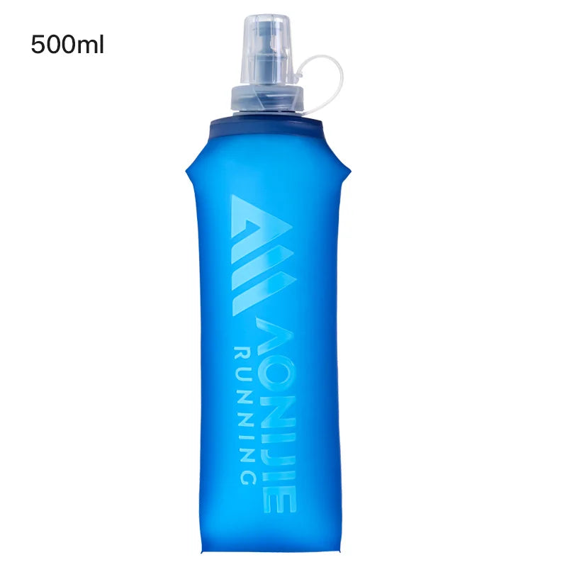 AONIJIE SD09 SD10 250ml/500ml Soft Flask Collapsible TPU Water Bottle for Running & Hydration Packs
