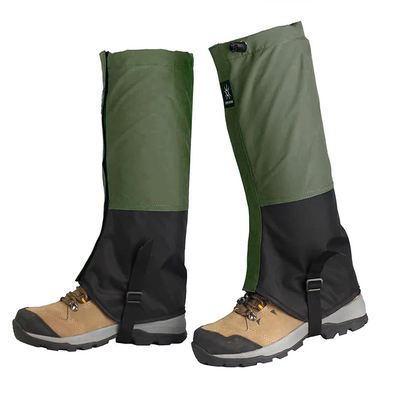 Outdoor Travel Waterproof Leg Gaiters – Snowproof Leg Warmers for Hiking, Climbing, & Winter Sports