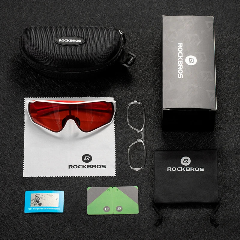 ROCKBROS 10161 Cycling Glasses Photochromic Polarized UV400 Sports Sunglasses