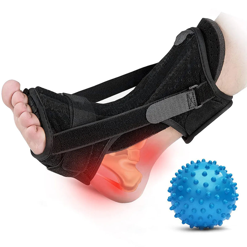 Plantar Fasciitis Night Splint Unisex Adjustable Foot Drop Orthotic Brace for Plantar Fasciitis