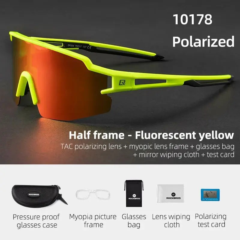 ROCKBROS 1017 Photochromic & Polarized Cycling Glasses UV400 Protection | ROCKBROS