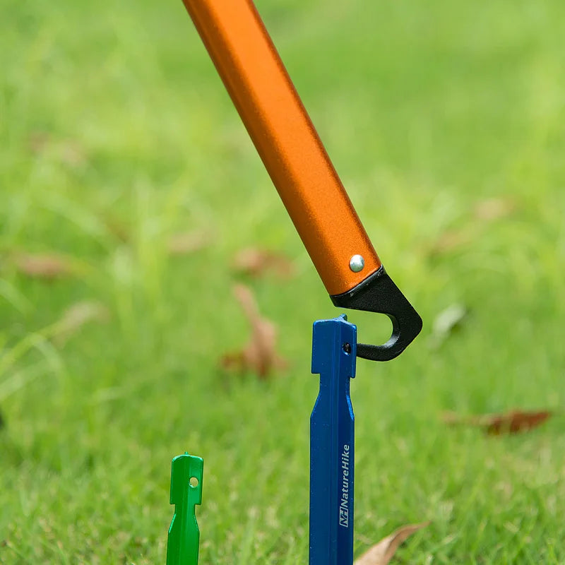 NH15A010-I Ultralight Camping Tent Hammer Aluminum Alloy Ground Spike Tool
