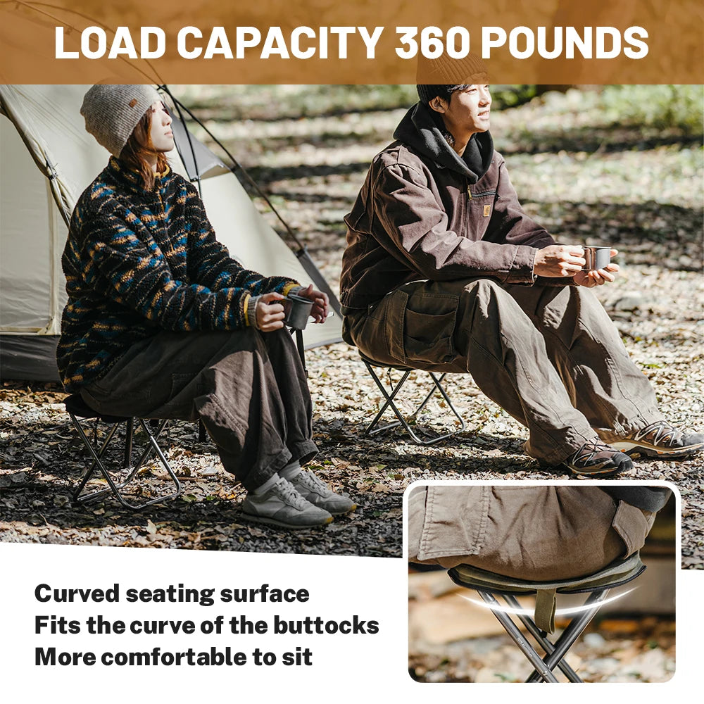 Lightweight Aluminium Portable Camping Chair Folding Outdoor Fishing Hiking Stool Seat