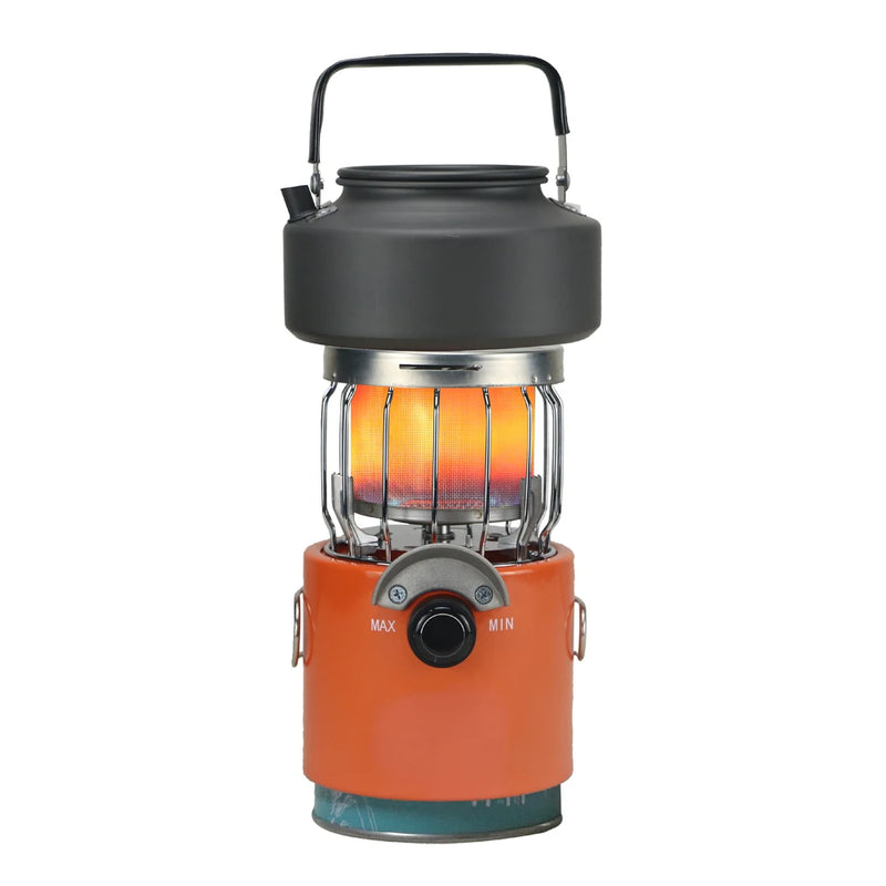 APG Mini 2 In 1 Camping Stove Gas Heater Outdoor Warmer Propane Butane Tent Heater Cooking System