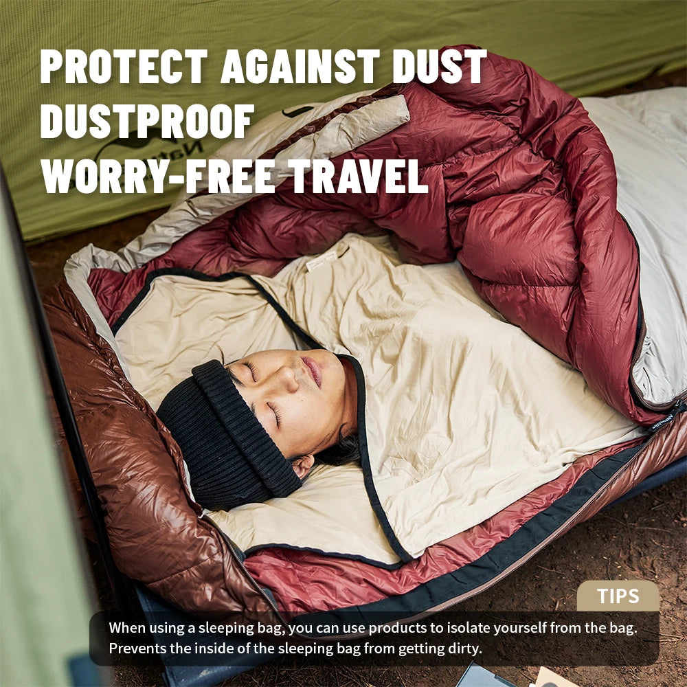 High Elasticity Sleeping Bag Liner Ultralight Portable Mummy Travel Sheet Camping Outdoor