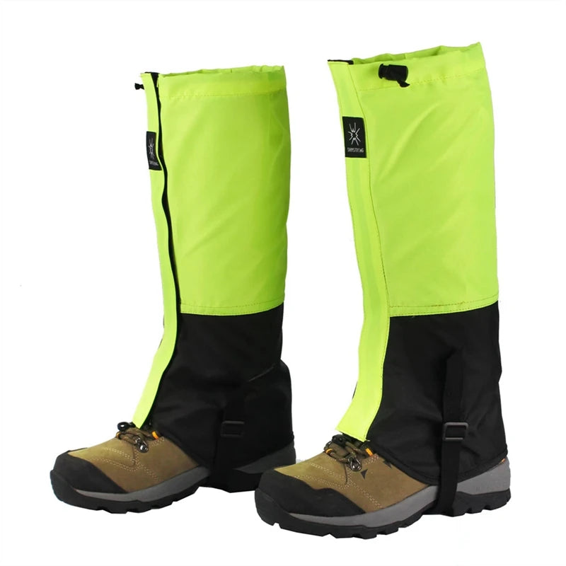 Outdoor Travel Waterproof Leg Gaiters – Snowproof Leg Warmers for Hiking, Climbing, & Winter Sports