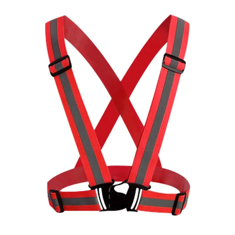 IZTOSS Reflective Safety Vest – Adjustable Night Running & Riding Strap for Adults & Kids