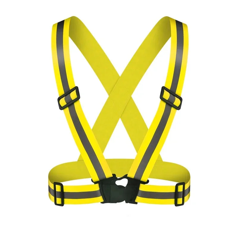 IZTOSS Reflective Safety Vest – Adjustable Night Running & Riding Strap for Adults & Kids