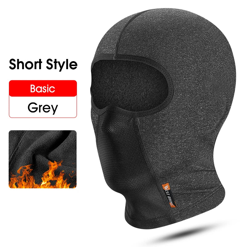 WEST BIKING Thermal Fleece Balaclava – Windproof Winter Face Mask for Ski, Motorcycle & Cycling