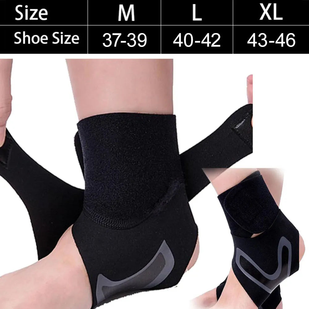 Sports Ankle Brace Adjustable Compression Ankle Support Elastic Ankle Guard Pain Relief Strap
