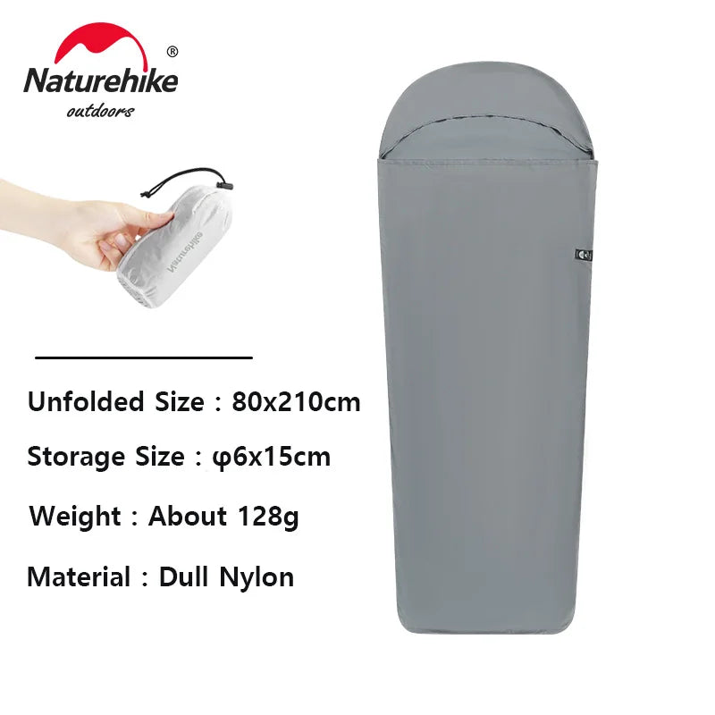 Sleeping Bag Liner 128g Ultralight Portable Camping Travel Hiking Single Lightweight Nylon Sheet