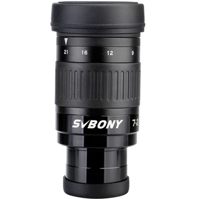 SVBONY SV135 7–21mm Zoom Eyepiece – 1.25" FMC 6-Element Telescope Lens for Astronomy Viewing