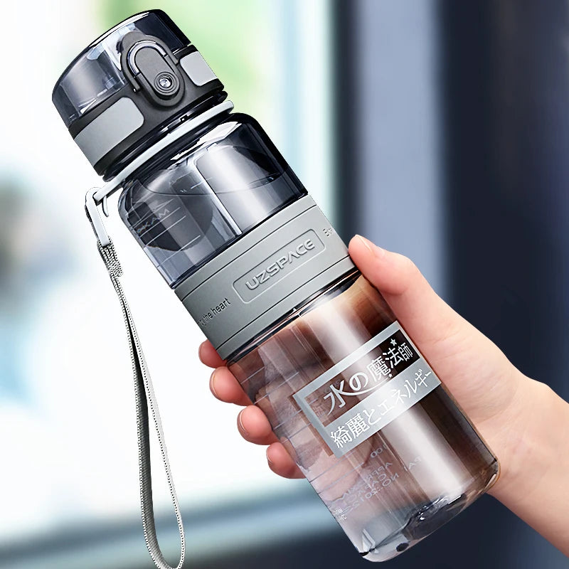 500ml/1000ml Leakproof BPA-Free Sports Water Bottle with Tea Infuser | UZSPACE