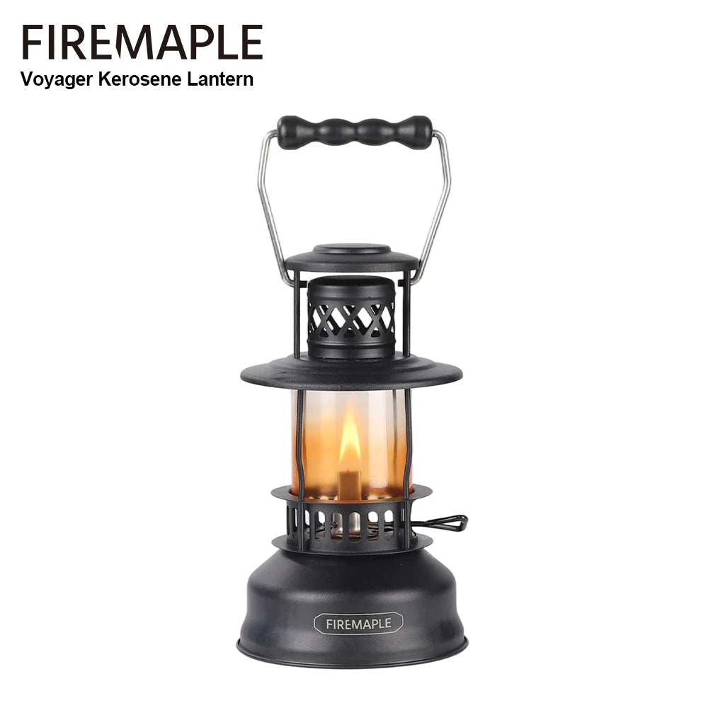 Fire-Maple Voyager Oil-Burning Lantern – Retro Kerosene Camp Light, 400ml Capacity