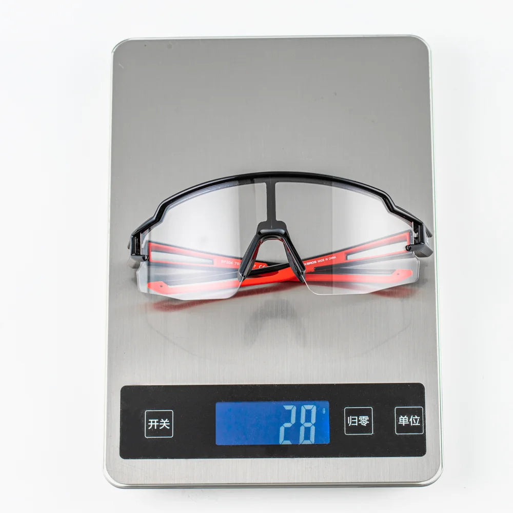 ROCKBROS Cycling Glasses Photochromic Windproof UV400 Sunglasses for Outdoor Sports & Bicycle Riding