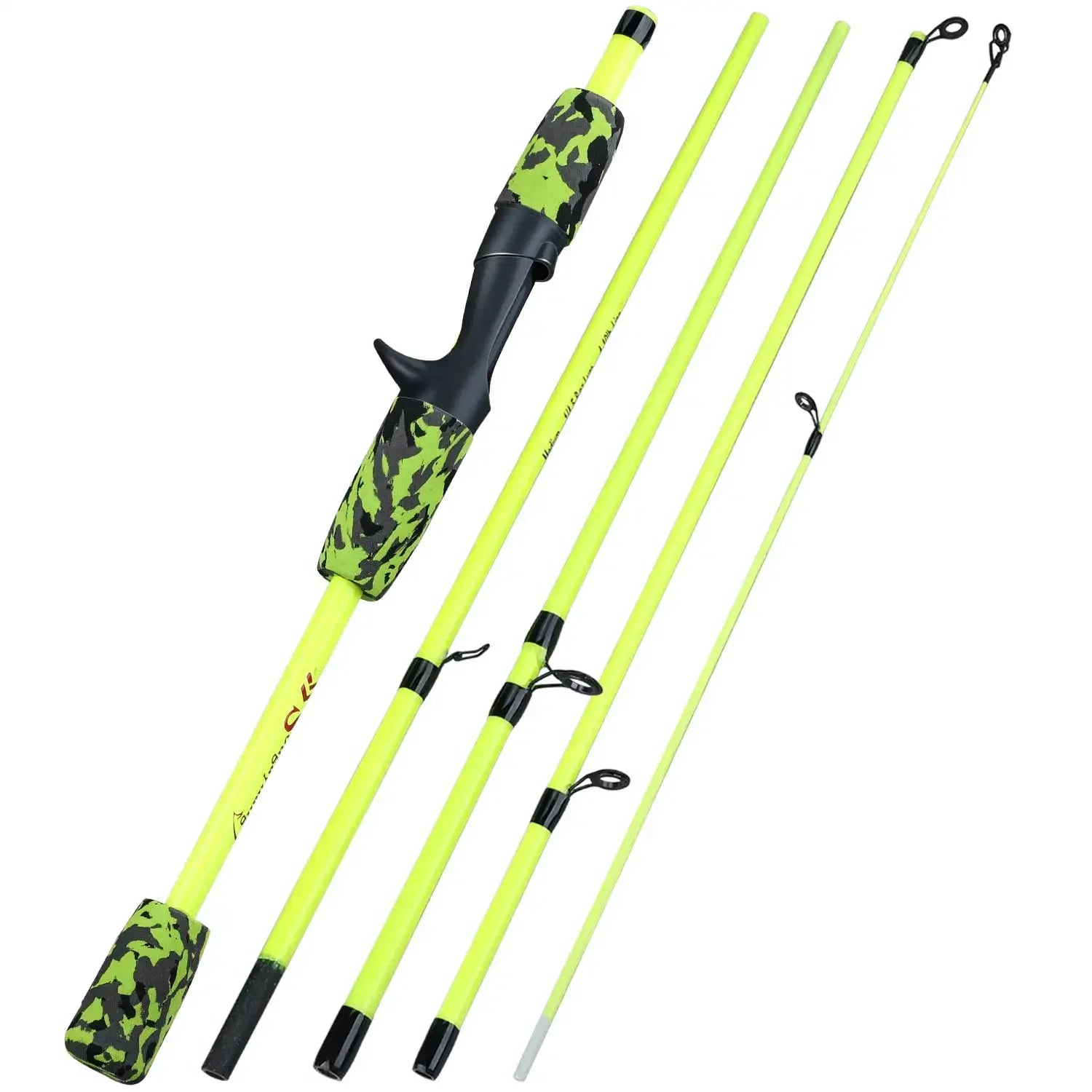 Sougayilang 1.8M 5 Section Travel Fishing Rod Spinning Casting Lightweight Lure Rod
