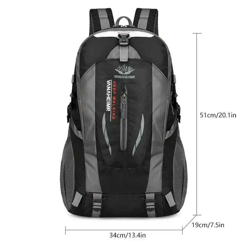 40L Waterproof Hiking Backpack – Durable Outdoor Travel Bag for Camping & Trekking