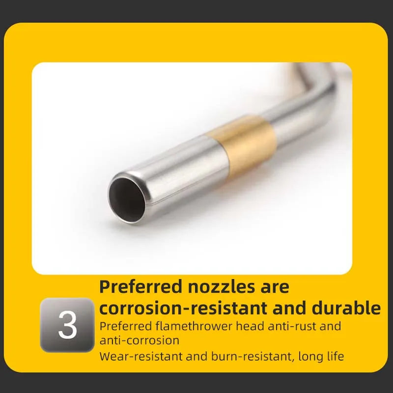 MAPP Propane Gas Torch – TS8000 High-Intensity Welding, Brazing & BBQ Blow Torch