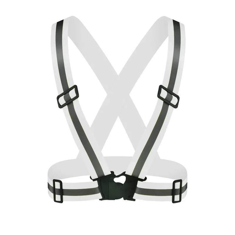 IZTOSS Reflective Safety Vest – Adjustable Night Running & Riding Strap for Adults & Kids