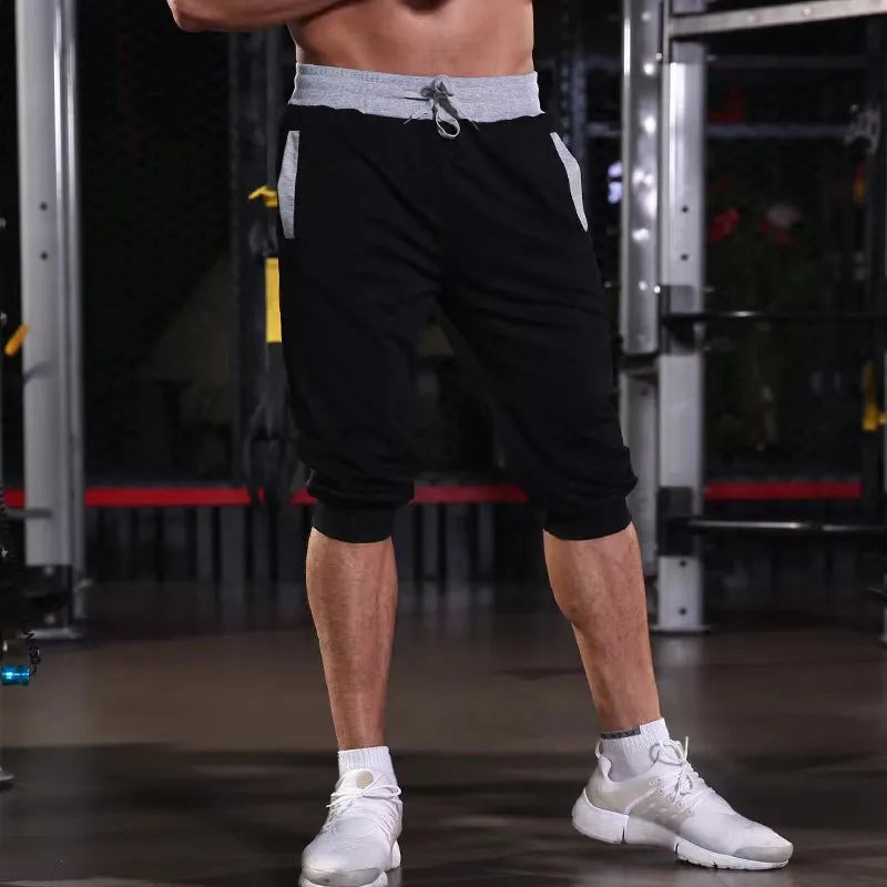 Men’s Summer Cotton Shorts – Breathable Casual Gym & Beach Wear