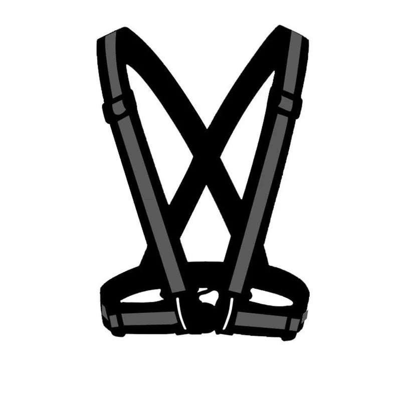 IZTOSS Reflective Safety Vest – Adjustable Night Running & Riding Strap for Adults & Kids