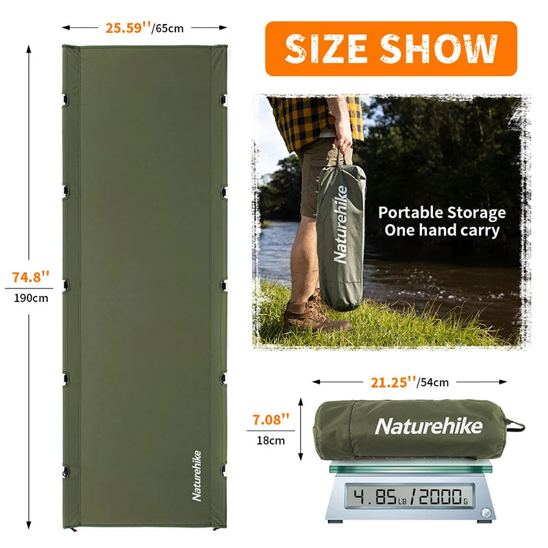 Portable Ultralight Camping Cot Folding Bed Outdoor Travel Tent Sleeping Camp Bed