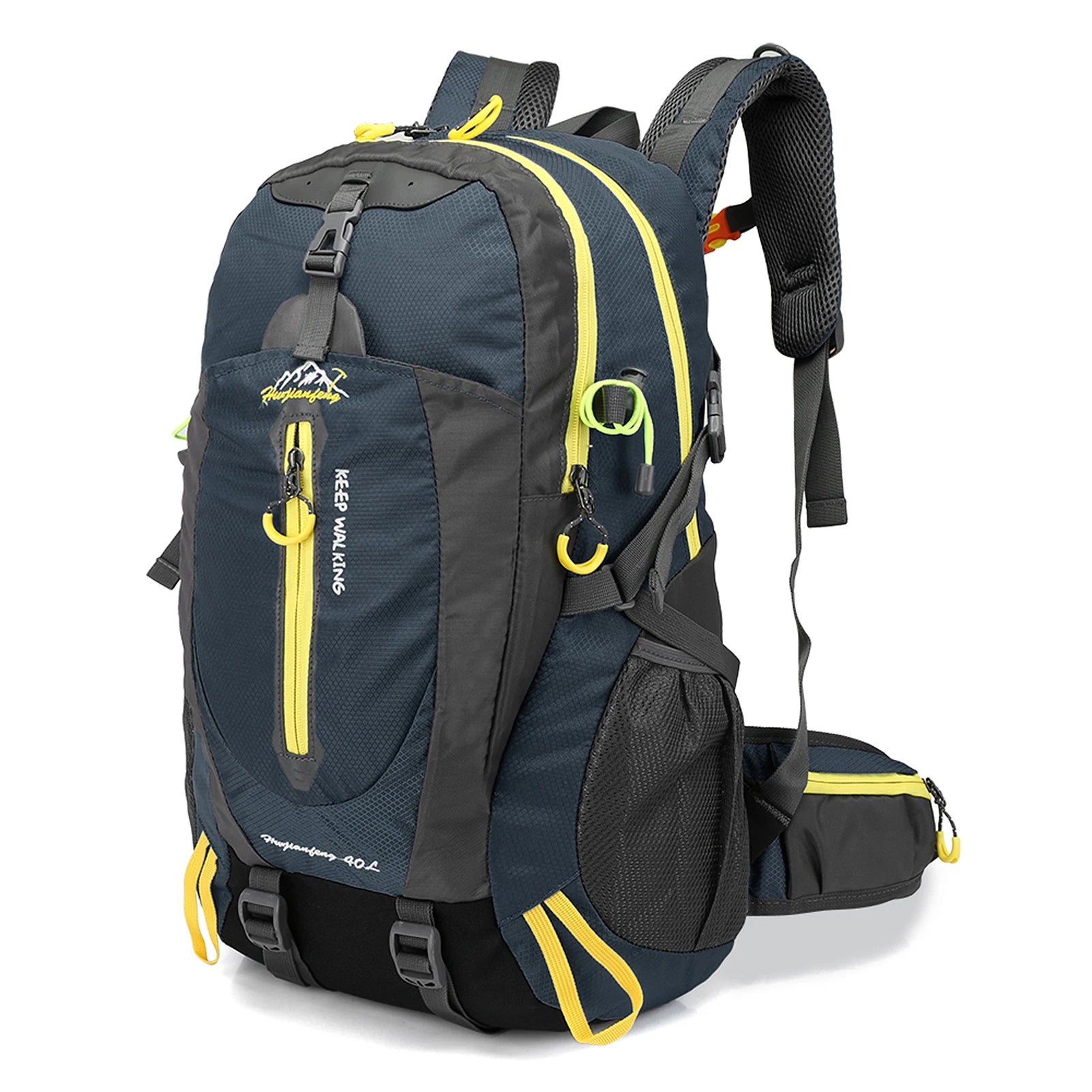 TOMSHOO 40L Water-Resistant Travel Backpack Hiking Camping Daypack Trekking Bag