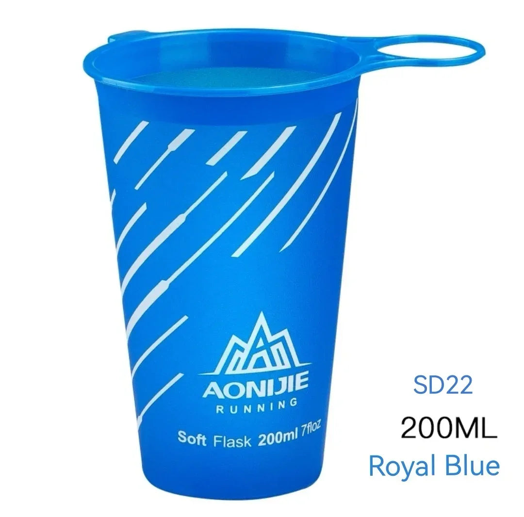 AONIJIE SD09 SD10 250ml/500ml Soft Flask Collapsible TPU Water Bottle for Running & Hydration Packs