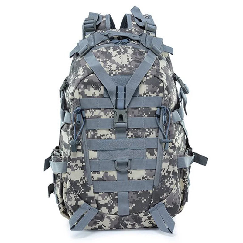 40L Tactical Hiking Backpack for Camping, Climbing & Outdoor Adventures – Reflective Molle Design