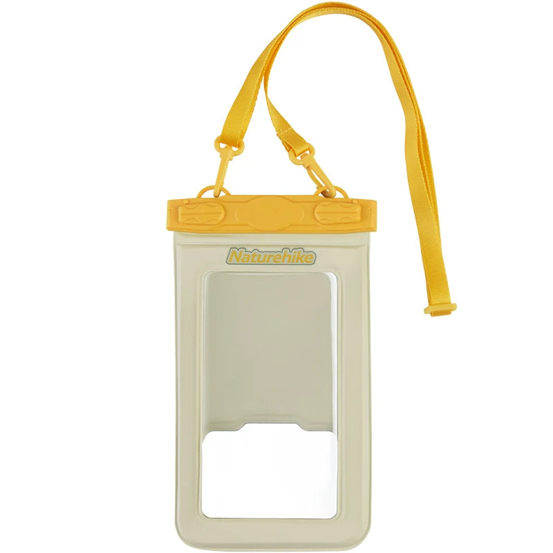 NATUREHIKE Waterproof Floating Phone Bag IPX8 Swimming Diving Touchscreen Case