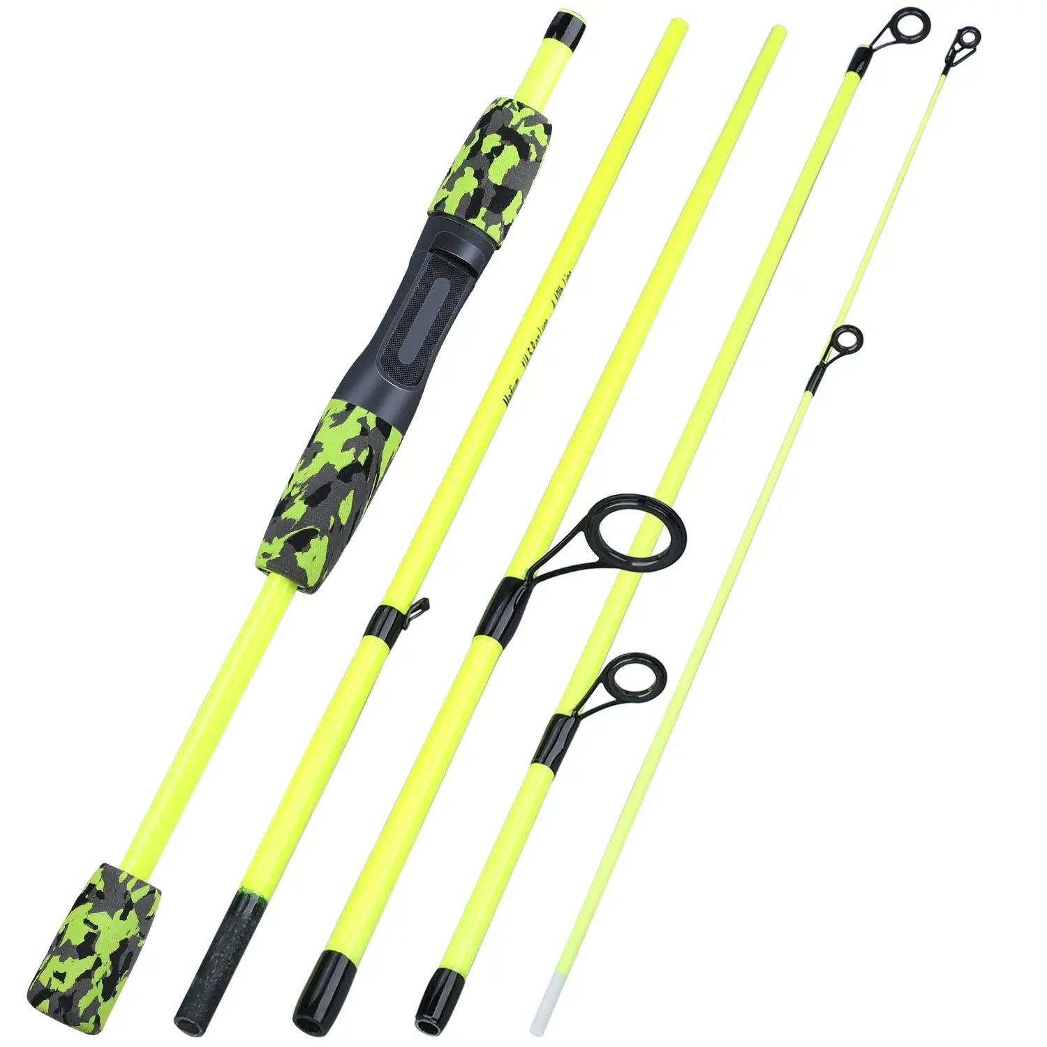 Sougayilang 1.8M 5 Section Travel Fishing Rod Spinning Casting Lightweight Lure Rod