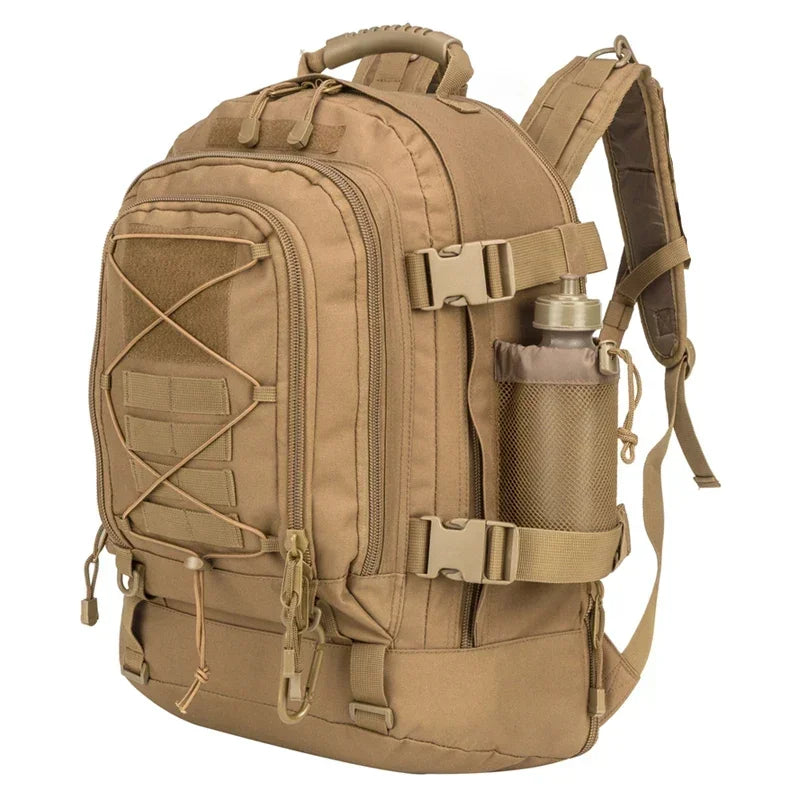 60L Military Tactical Backpack – Waterproof MOLLE Assault Rucksack for Hiking, Travel & Camping