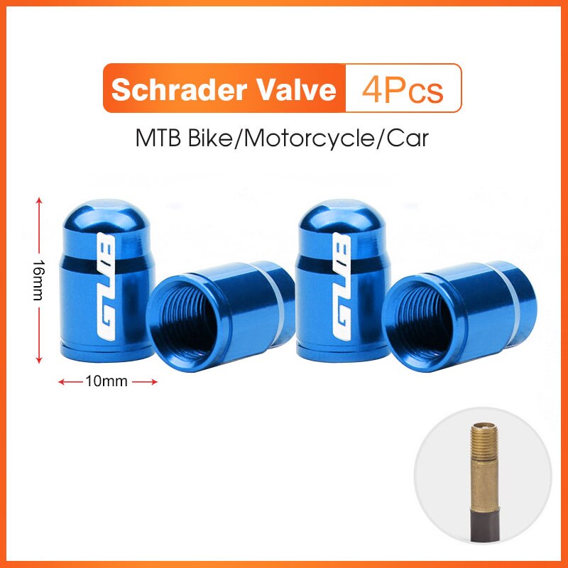 2pcs Aluminum Bicycle Tire Valve Cap Ultralight Mountain Road Bike Tyre Cap Schrader/Presta Tire