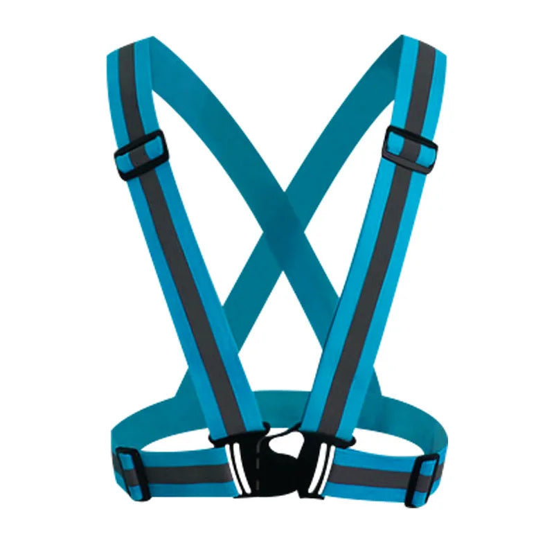 IZTOSS Reflective Safety Vest – Adjustable Night Running & Riding Strap for Adults & Kids