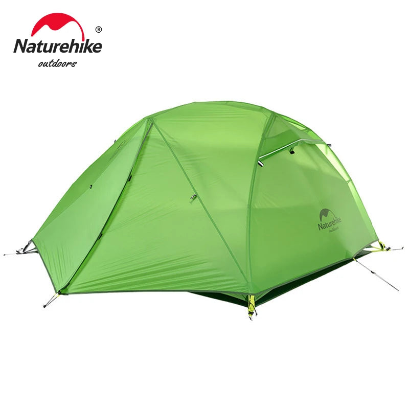 NATUREHIKE Star River 2 Ultralight 2-Person Waterproof Camping Tent for Hiking, Travel & Fishing