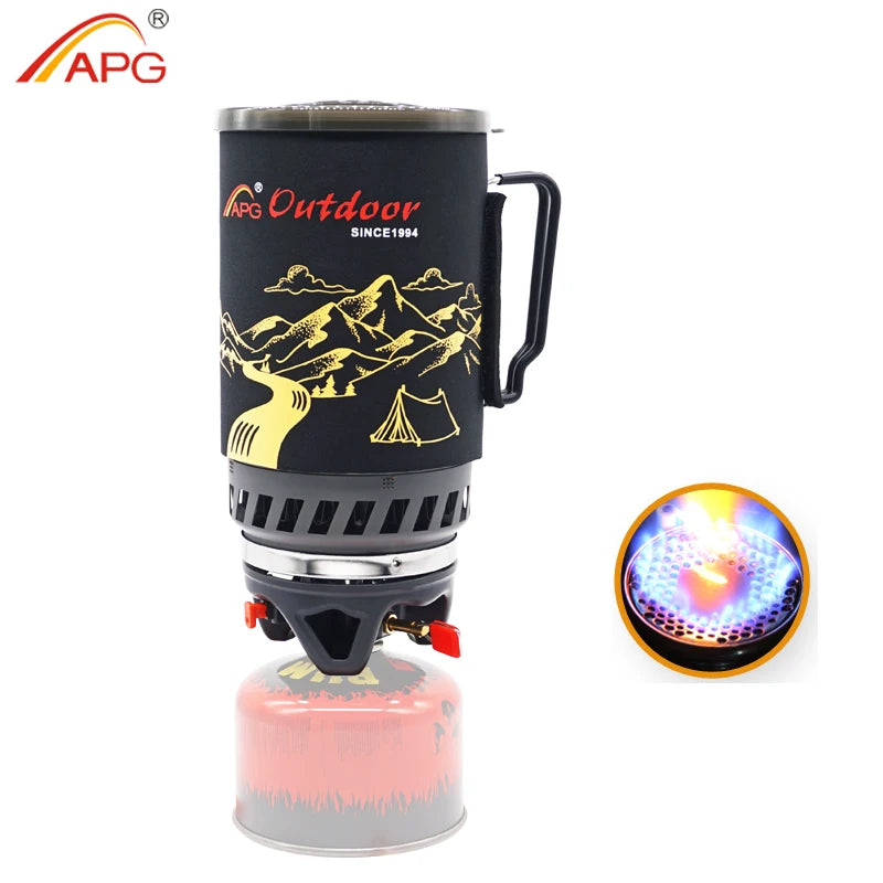 APG 1400ml Portable Gas Stove Cooking System for Camping & Outdoor Use