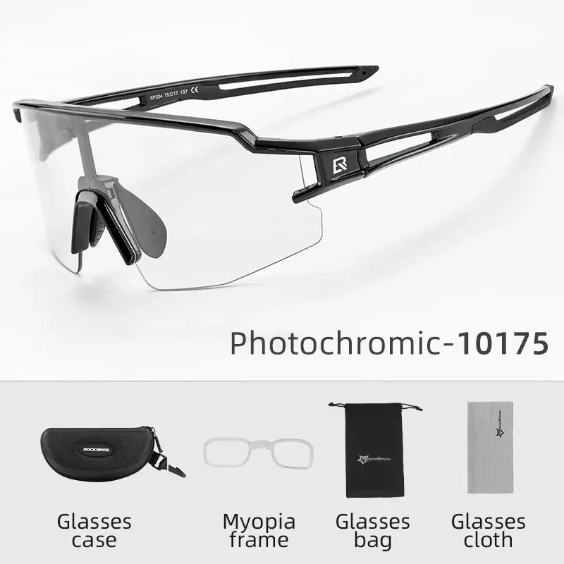 ROCKBROS 1017 Photochromic & Polarized Cycling Glasses UV400 Protection | ROCKBROS
