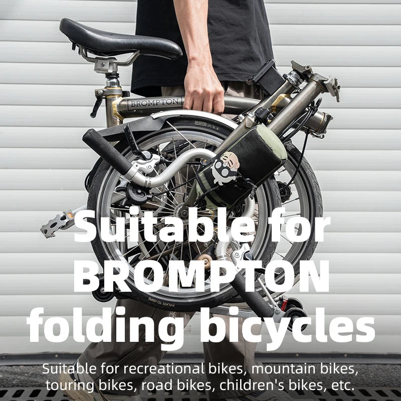 ROCKBROS 1L Lightweight Handlebar Bag | Water Bottle Carrier & Cycling Front Bag