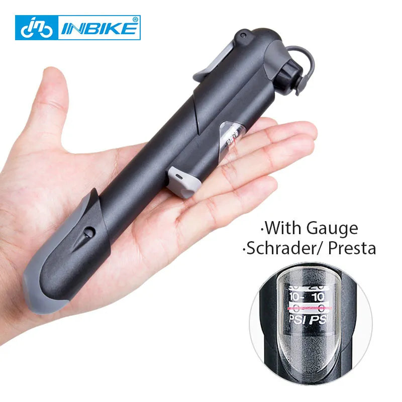 Bike Pump Mini Bicycle Air Pump Portable Cycling Tire Inflator Schrader Presta Bike Accessories