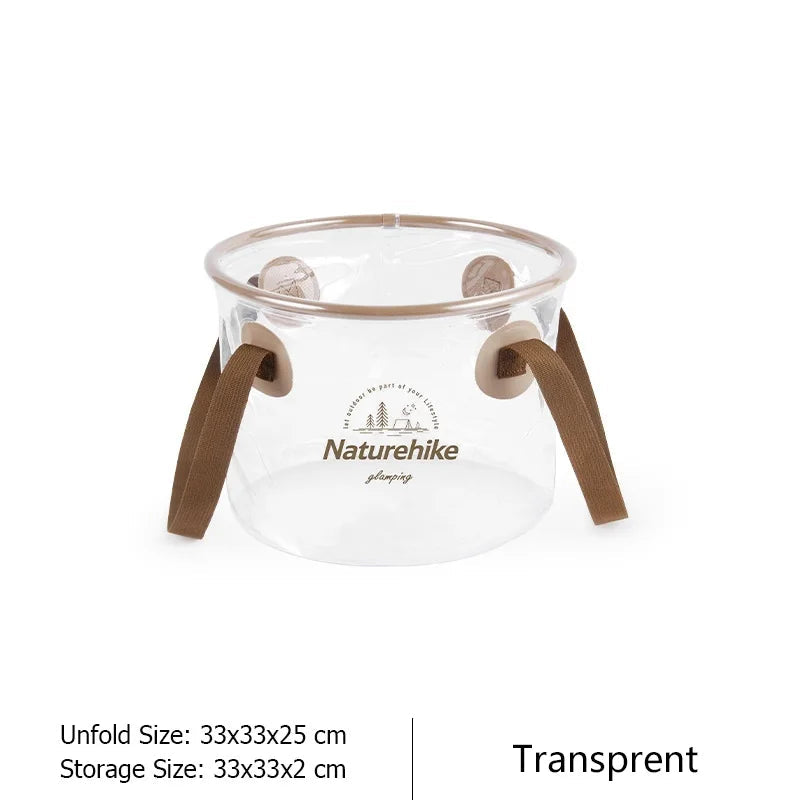 Waterproof Foldable Basin Portable Travel Bucket Large Capacity Outdoor Round Folding Bowl